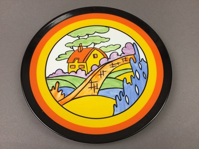 Lot 234 - SIX BRADFORD EXCHANGE 'CLARICE CLIFF' WALL PLATES