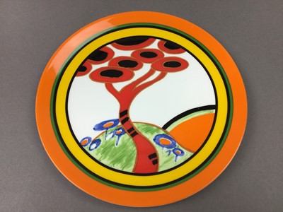 Lot 234 - SIX BRADFORD EXCHANGE 'CLARICE CLIFF' WALL PLATES