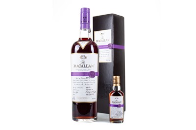 Lot 225 - MACALLAN 1997 14 YEAR OLD EASTER ELCHIES 2011 RELEASE WITH MATCHING MINIATURE