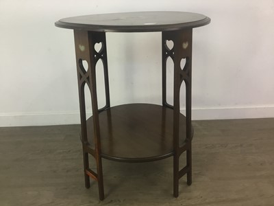 Lot 459 - ARTS & CRAFTS GLASGOW SCHOOL MAHOGANY CIRCULAR OCCASIONAL TABLE
