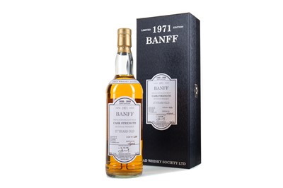 Lot 261 - BANFF 1971 37 YEAR OLD DEAD WHISKY SOCIETY