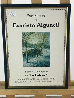 Lot 307 - TWO EXHIBITION POSTER FOR HUSTIN AND ALGUACIL