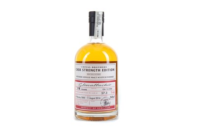 Lot 288 - GLENALLACHIE 2000 14 YEAR OLD CHIVAS BROTHERS CASK STRENGTH EDITION 50CL