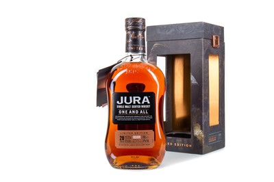 Lot 290 - JURA 20 YEAR OLD 'ONE AND ALL'