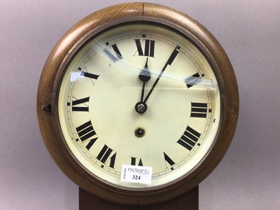 Lot 324 - A MODERN WALL CLOCK