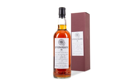 Lot 285 - SPRINGBANK 1997 18 YEAR OLD FOR SPINGBANK SOCIETY