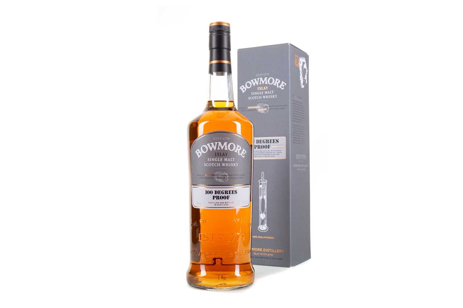 Lot 354 - BOWMORE 100 DEGREES PROOF 1L