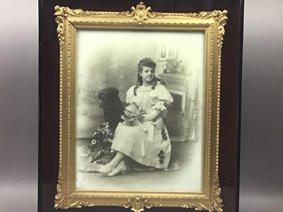 Lot 332 - A LATE VICTORIAN PORTRAIT PHOTOGRAPH