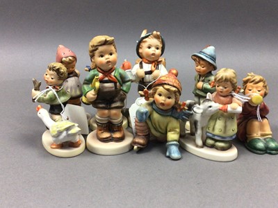 Lot 359 - A GROUP OF NINE HUMMEL FIGURES