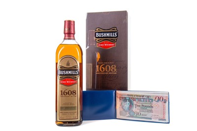 Lot 458 - BUSHMILLS 1608 400TH ANNVERSARY AND BANK OF IRELAND NOTES