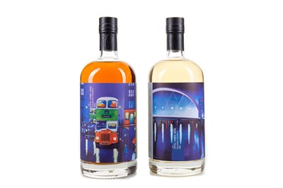 Lot 486 - INVERGORDON 2006 8 YEAR OLD AND GLENDULLAN 2001 13 YEAR OLD JAMES DINNEN SERIES