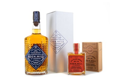 Lot 497 - EDEN MILL 2018 LIMITED RELEASE AND HIP FLASK SERIES NO.14 20CL