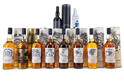 Lot 500 - DIAGEO GAME OF THRONES COLLECTION (10 X 70CL)