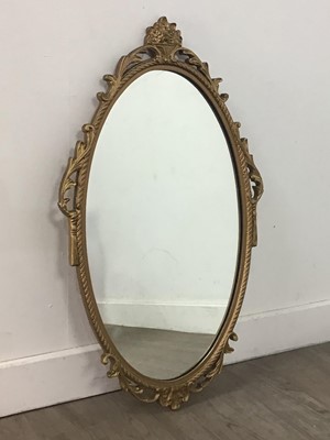 Lot 441 - A LOT OF TWO REPRODUCTION GILT FRAMED MIRRORS