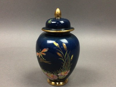 Lot 370 - A CARLTON WARE LIDDED VASE