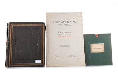 Lot 14 - THE CAMEROONS WEST AFRICA, CATALOGUE FOR THE SALE BY AUCTION OF EX-ENEMY PROPERTY