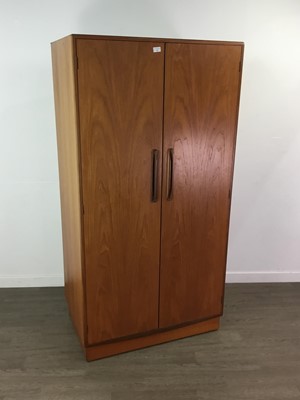 Lot 382 - A G-PLAN TEAK TWO DOOR WARDROBE