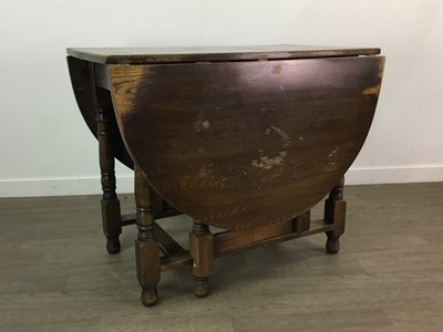 Lot 161 - OAK DROP LEAF DINING TABLE