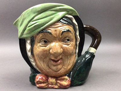 Lot 437 - A ROYAL DOULTON TOBY JUG AND OTHER CERAMICS