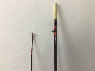 Lot 494 - A LOT OF VINTAGE FISHING RODS