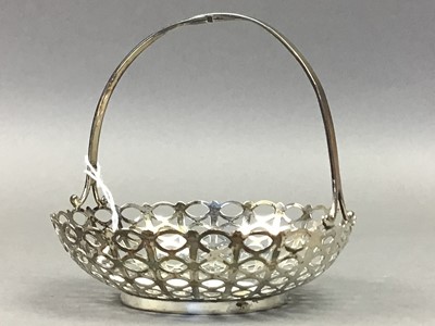 Lot 12 - EDWARDIAN SILVER BONBON BASKET