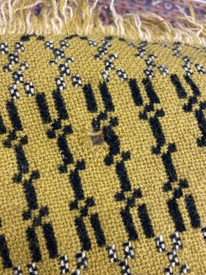 Lot 787 - FOLK ART, WELSH BLANKET