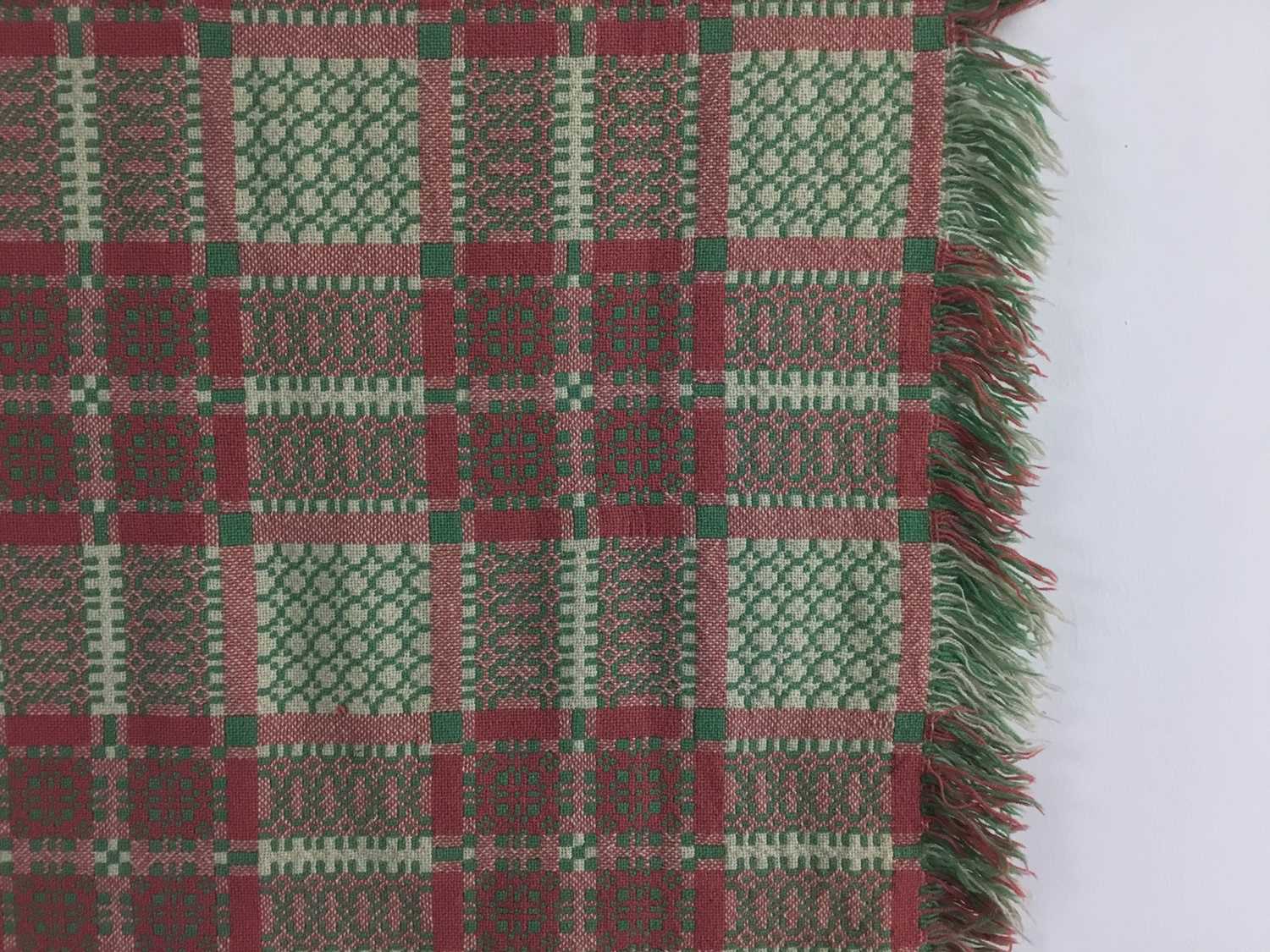 Lot 788 - FOLK ART, WELSH BLANKET
