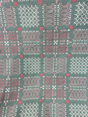Lot 788 - FOLK ART, WELSH BLANKET