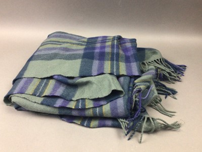 Lot 8 - LOCH CARRON DECORATIVE TARTAN BLANKET