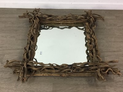 Lot 40 - CONTEMPORARY WALL MIRROR