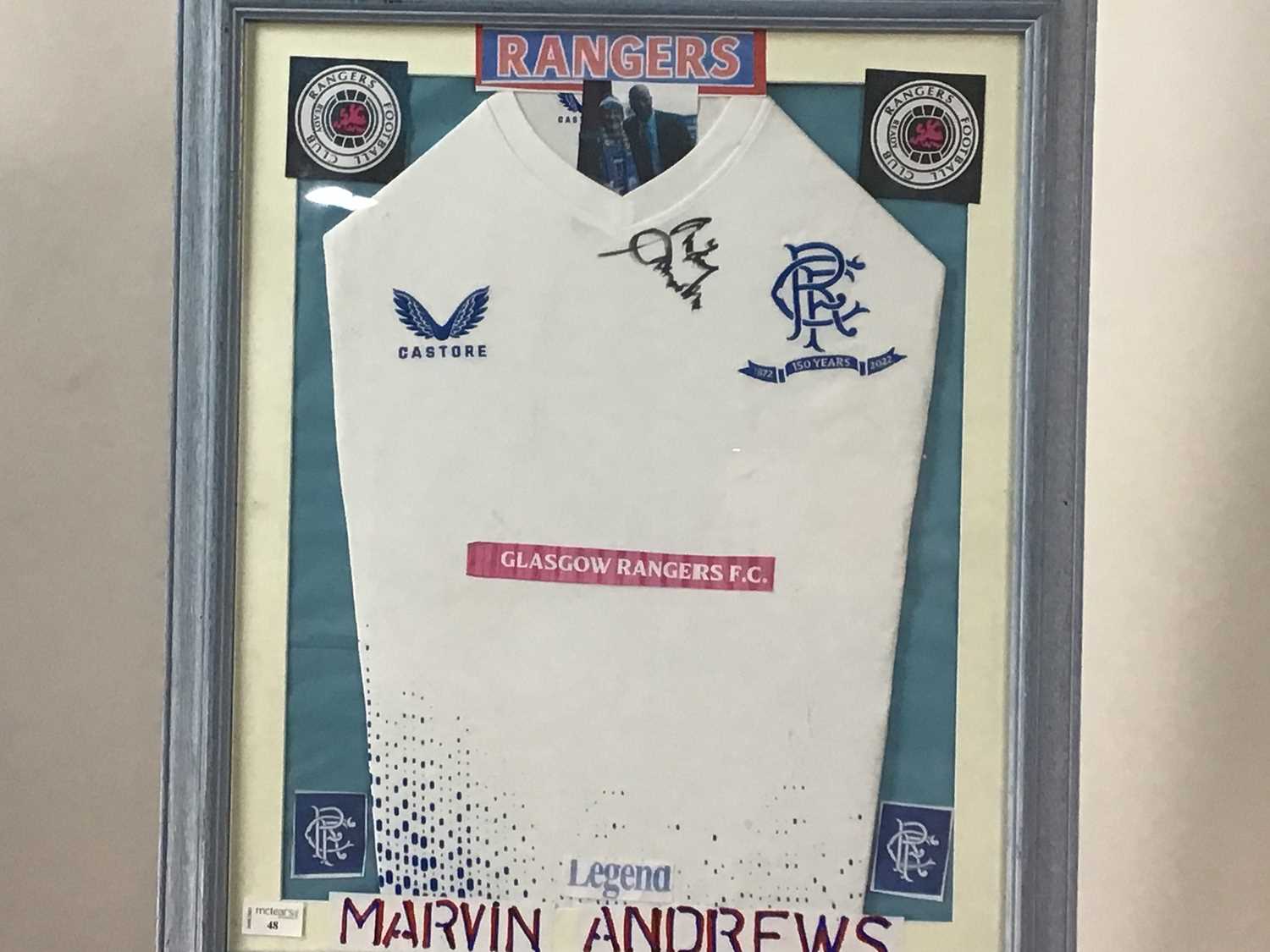 Rangers discount fc memorabilia