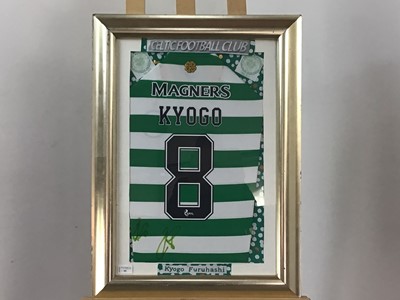 Lot 1528 - A JACKIE MCNAMARA SIGNED CELTIC F.C. JERSEY