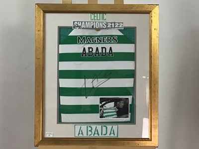 Lot 56 - LIEL ABADA SIGNED CELIC HOME SHIRT