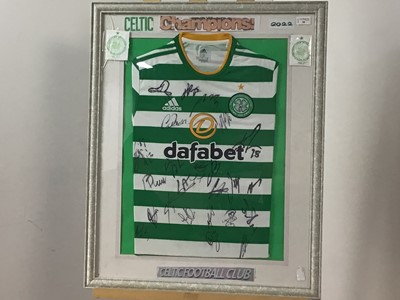 Lot 58 - CELTIC FC SIGNED HOME SHIRT