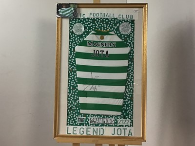 Lot 59 - JOTA SIGNED CELTIC FC HOME SHIRT
