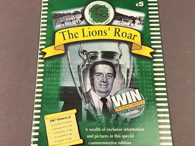 Lot 69 - THE LIONS ROAR CELTIC BOOKLET