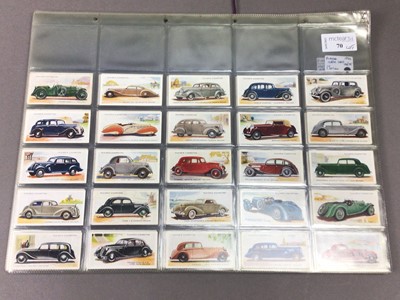 Lot 70 - LOT OF CIGARETTE CARDS