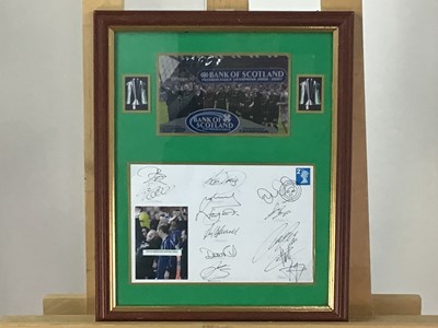 Lot 76 - SIGNED AUTOGRAPHS FROM THREE SCOTTISH FOOTBALL CLUBS