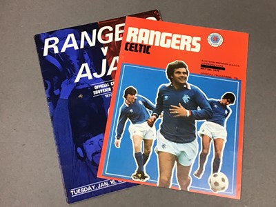 Lot 81 - LOT OF MAINLY SCOTTISH FOOTBALL PROGRAMMES