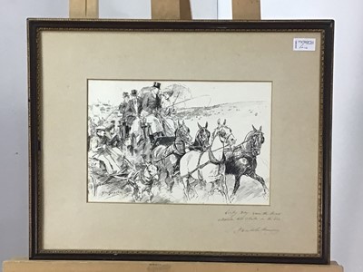 Lot 4 - FOUR EARLY 20TH CENTURY ORIGINAL SATIRICAL CARTOONS