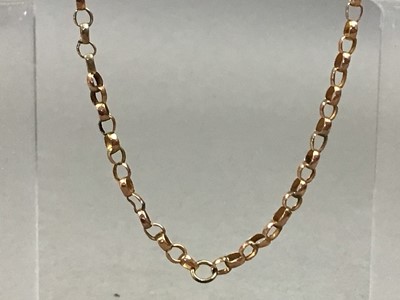 Lot 115 - GOLD BELCHER LINK NECKCHAIN