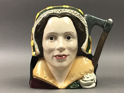 Lot 147 - FIVE ROYAL DOULTON CHARACTER JUGS