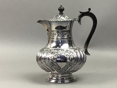 Lot 153 - SILVER PLATED FOUR PIECE TEA SERVICE