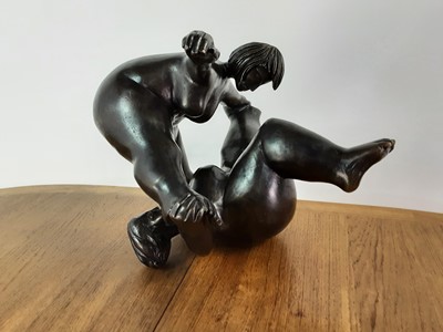 Lot 280 - * MATÉO MORNAR (FRENCH, 1946-), BRONZE FIGURAL SCULPTURE