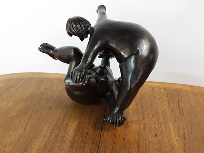 Lot 280 - * MATÉO MORNAR (FRENCH, 1946-), BRONZE FIGURAL SCULPTURE