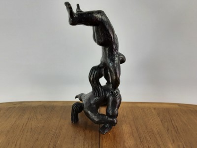 Lot 282 - * MATÉO MORNAR (FRENCH, 1946-), BRONZE FIGURAL SCULPTURE