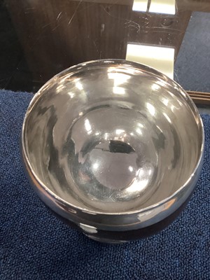 Lot 102 - GEORGE III SILVER MOUNTED COCONUT CUP