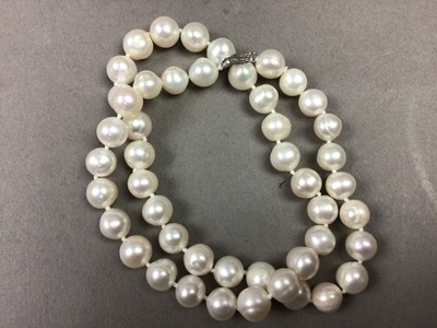 Lot 211 - TWO STRING PEARLS