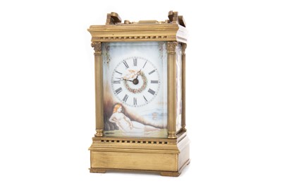 Lot 603 - FRENCH CARRIAGE CLOCK