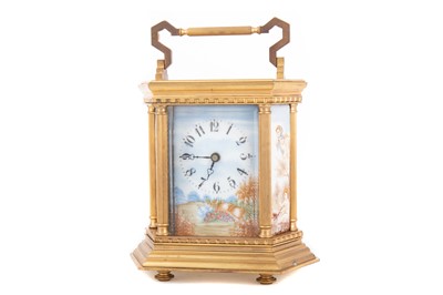 Lot 606 - FRENCH CARRIAGE CLOCK